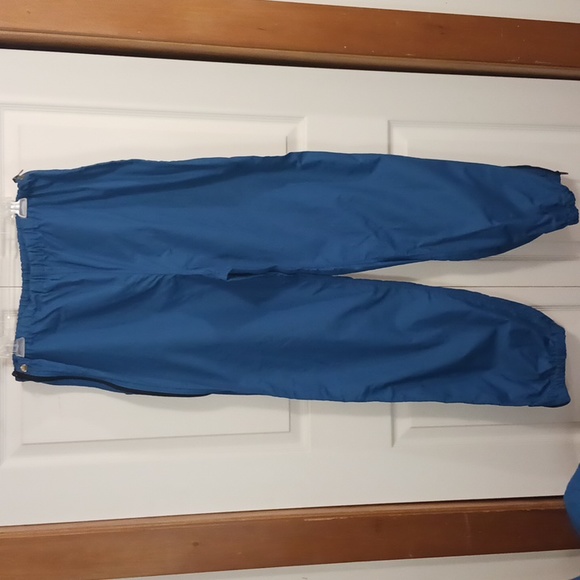 Vintage LL Bean 2-piece half zip windbreaker rain suit jogging pants - L - blue - Picture 11 of 16